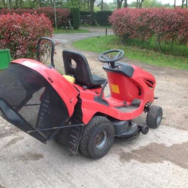 Ride on mower with collector good mower