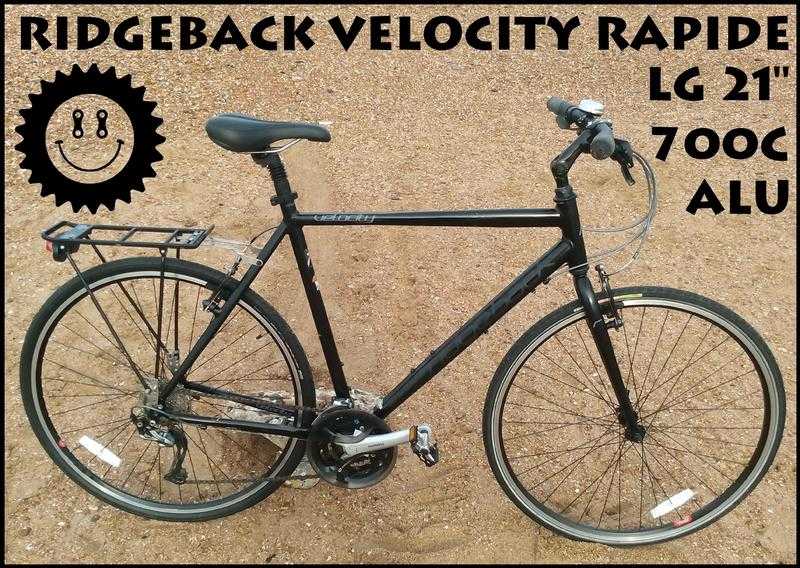 RIDGEBACK VELOCITY RAPID CITY HYBRID URBAN BIKE SHIMANO ALIVIO NO SCOTT TREK DAWES GT GIANT PINNACLE