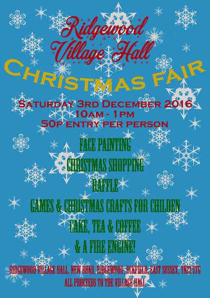 Ridgewood Village Hall Christmas Fair