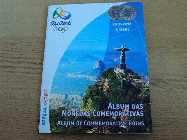 Rio Olympic Games 2016 coin set (1 Real)  in Original collector album.