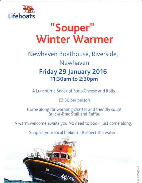 RNLI Newhaven 039Souper039 Winter Warmer