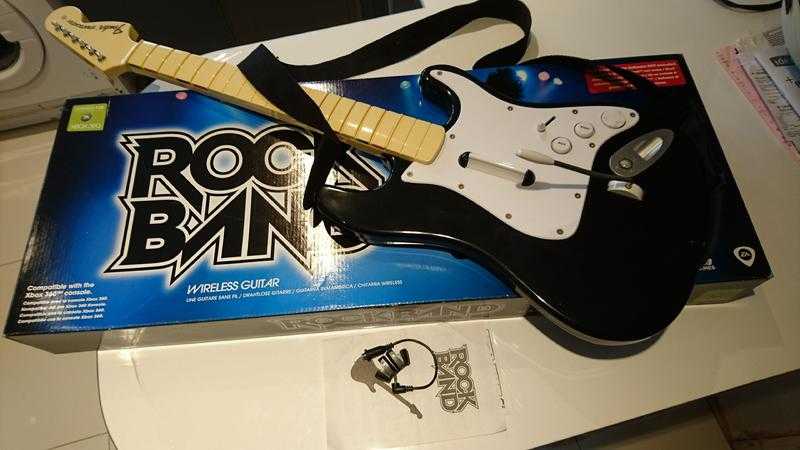 Rock Band Wireless Guitar Xbox 360