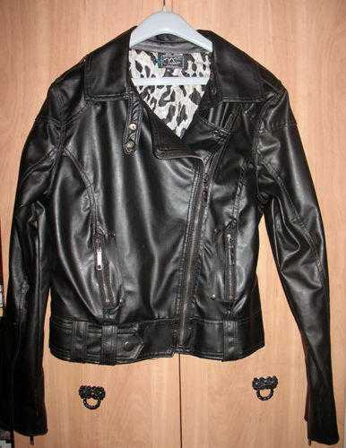 Rock Chick Biker Jacket XL 14