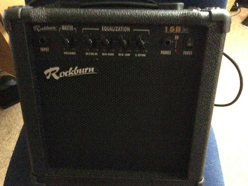 Rockburn 15W Guitar  Bass combo - Excellent condition