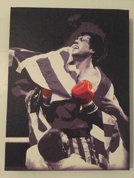 Rocky Canvas Wall Print  Picture - Read Description