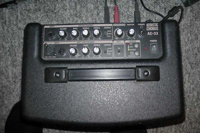 Roland AC-33 Acoustic Guitar amp.