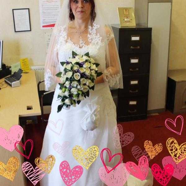 romantica of devon beautiful ivory wedding dress size 1214