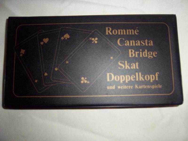 Romme-Canasta-Bridge and Skat Card games