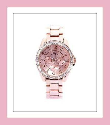 Rose Gold Coloured Watch