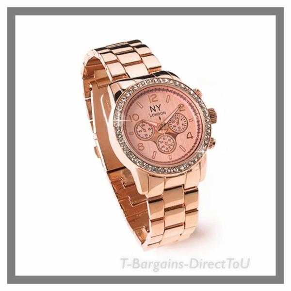 Rose Gold coloured watch