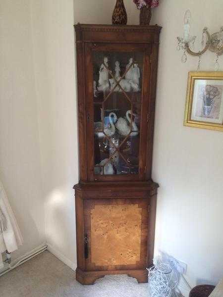 Rosewood antique corner cabinet