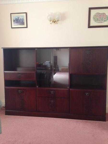 Rosewood Sideboard and Drinks Cabinet