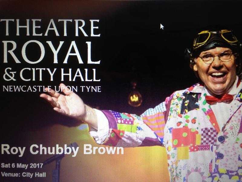 ROY CHUBBY BROWN TICKETS x2