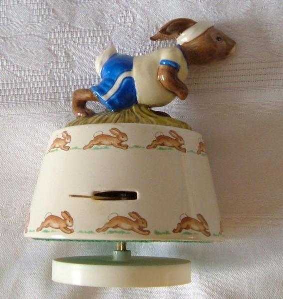 Royal Doulton Bunnykins Jogger Musical Figure