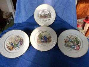 ROYAL WORCESTER NSPCC christmas plates.