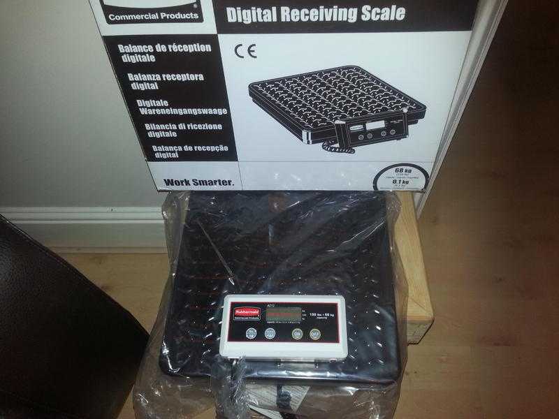 Rubbermaid Digital Receiving Scales 68KG, BNIB.