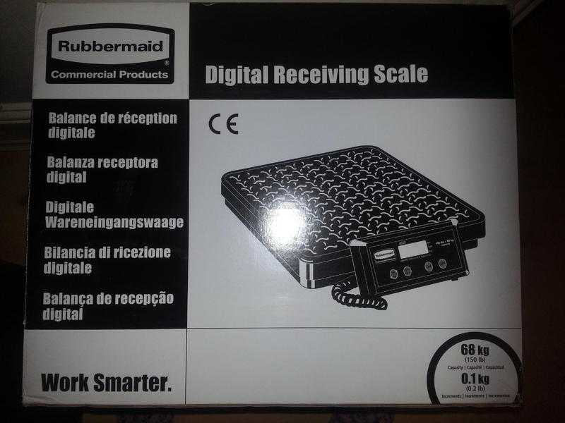 Rubbermaid Digital Receiving Scales 68KG, BNIB.