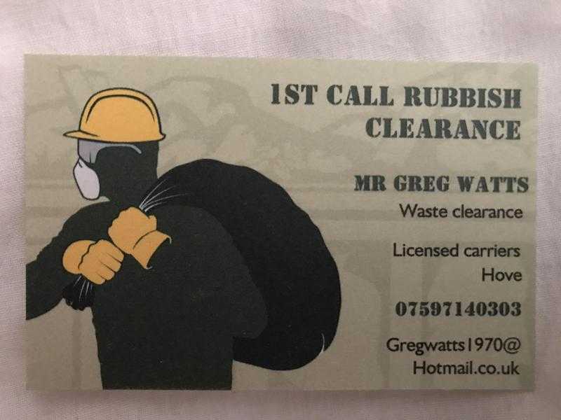 Rubbish clearance