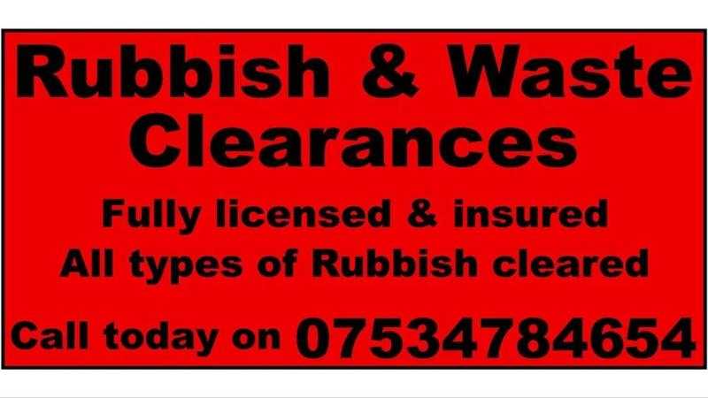 Rubbish clearances , Waste clearances in Portsmouth call today for your a free quote on