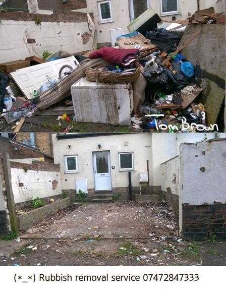 Rubbish removal and gardening service