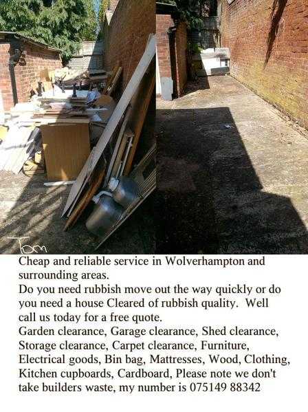 Rubbish Removal Service.