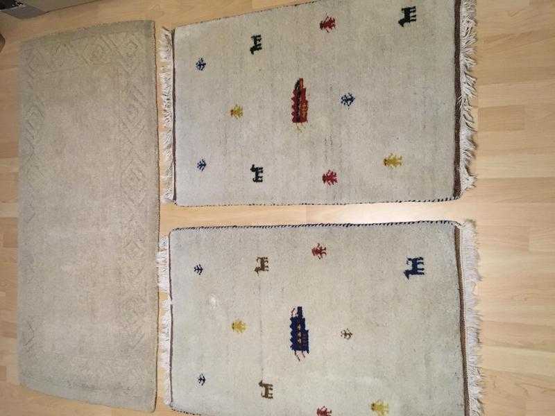 Rug - 3 small rugs  runners 100 wool