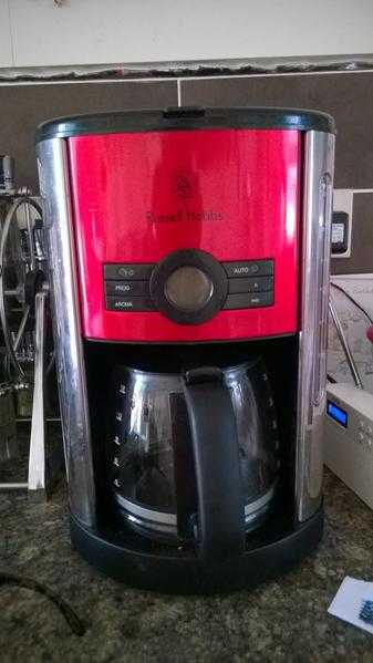 Russell Hobbs Red 12 cup Coffee Machine