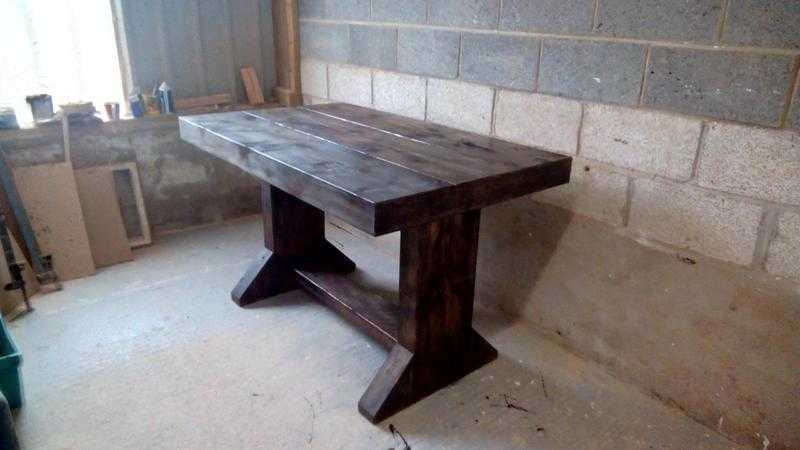 Rustic farmhouse table