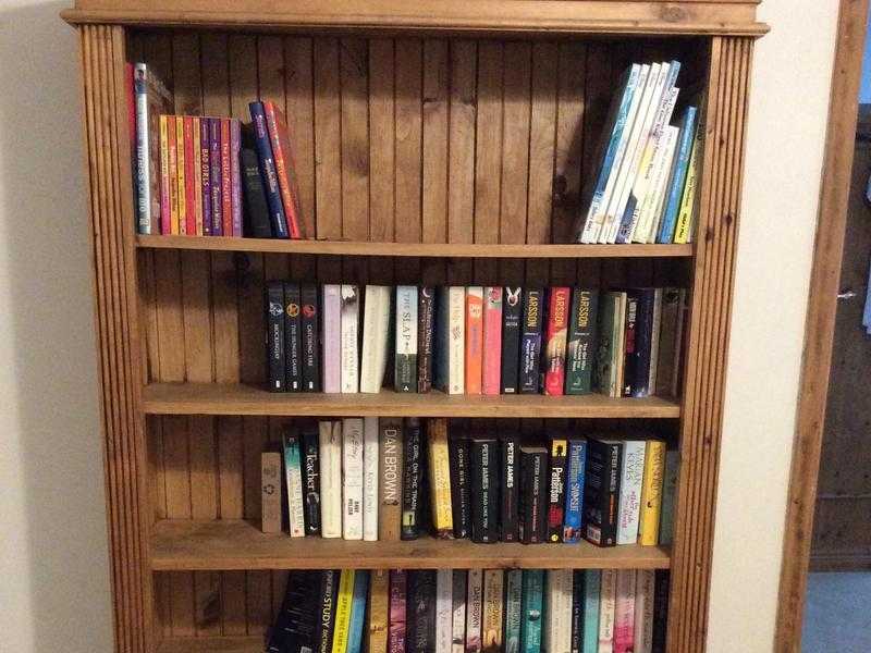 Rustic pine bookcase