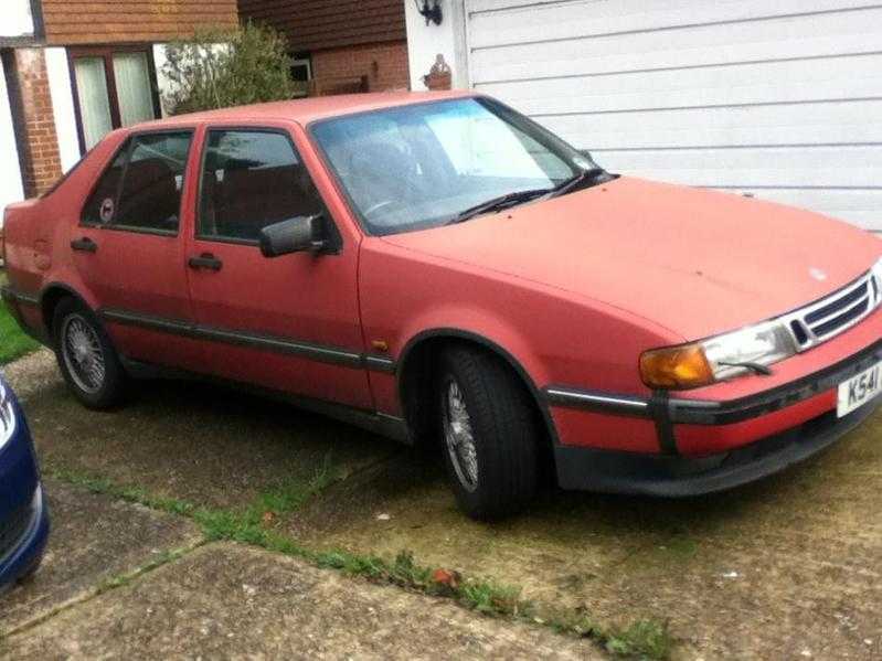 SAAB 9000 CSE TURBO, RED, 1993