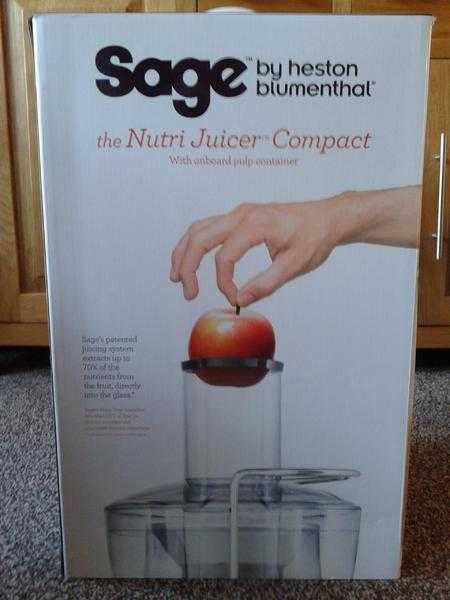 Sage nutri juicer BJE200SIL Heston Blumenthal.