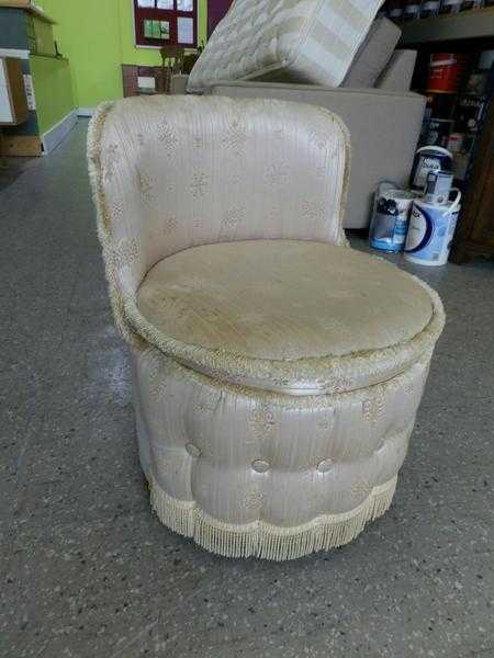 SALE NOW ON  Cute Bedroom Chair For Reupholstery Project