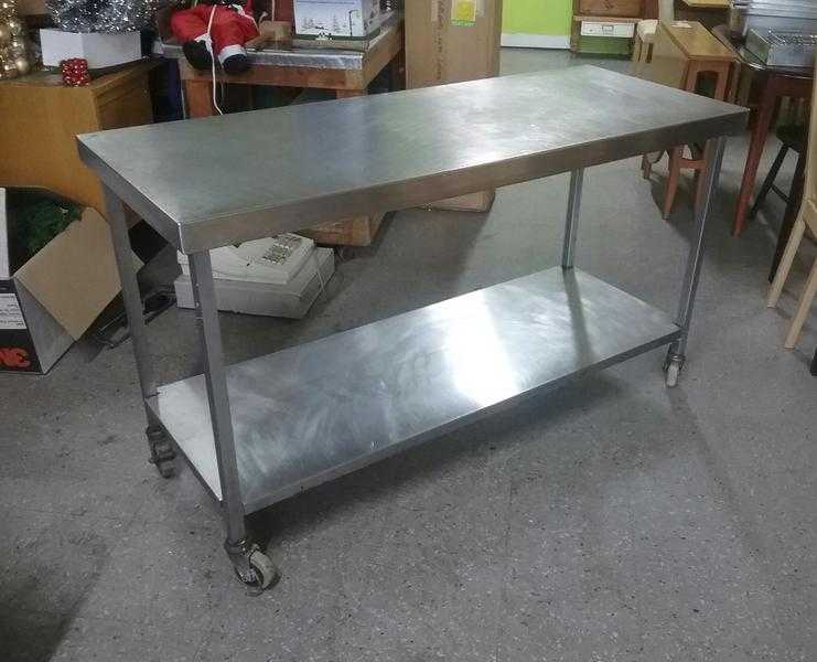 SALE NOW ON Stainless Steel Commercial  Kitchen  Workbench - Local Delivery 19