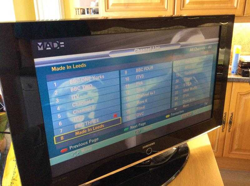 Samsung 37quot HD Ready television, excellent condition