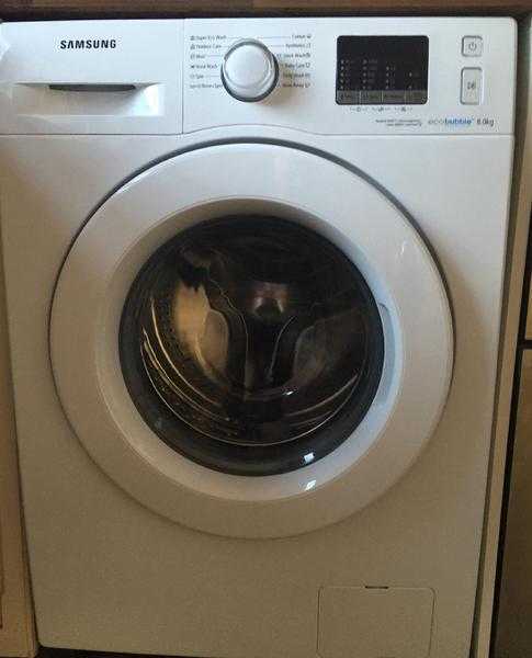 Samsung ecobubble washing machine 8kg load,only 6monyhs old