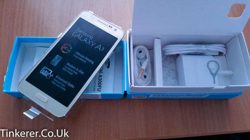 Samsung Galaxy A3  SM-A300FU  UNLOCKED SIM-Free  Android Smartphone  Champagne Gold