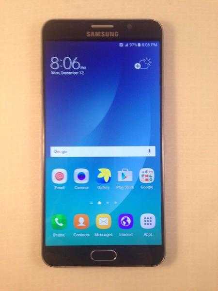 Samsung Galaxy Note 5 - 32GB - Blue Black (Unlocked) BOXED