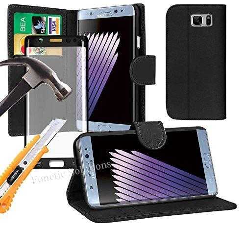 Samsung Galaxy-Note-7-Case N930F with Card Holder and Shatterproof Tempered Glass Screen Protector G