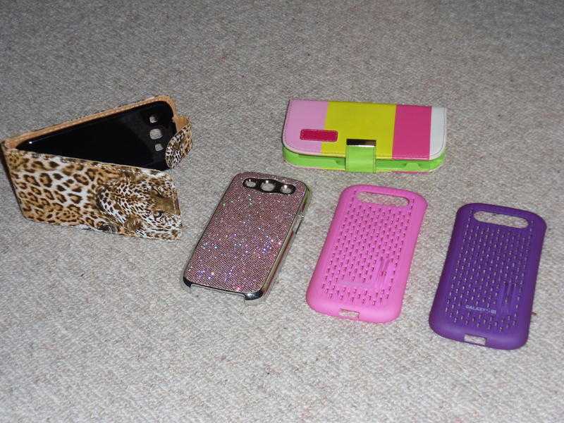 Samsung Galaxy S3 cases x 5