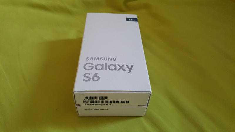 Samsung Galaxy s6 32gb black sapphire