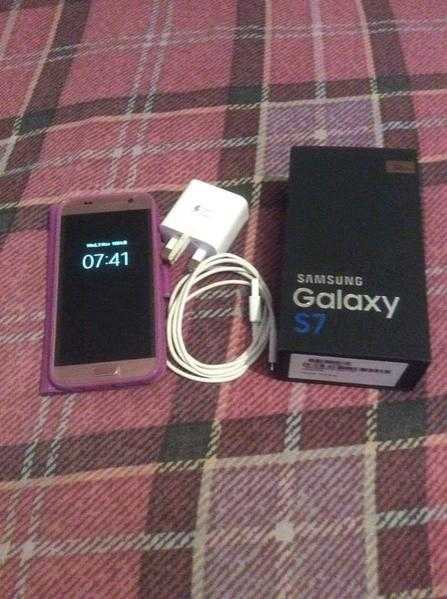 Samsung Galaxy S7 32gb in Rose Gold Unlocked