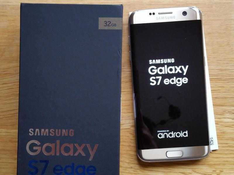 Samsung galaxy S7 edge Gold Platinum 32gb Platinum Gold Unlocked Brand new condition