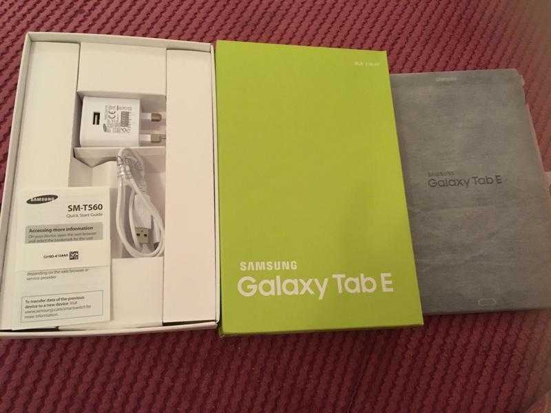 Samsung galaxy Tab E