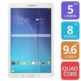 Samsung Galaxy Tab E White SM-T560 9.6039039 Tablet 8GB QuadCore 1.3GHz 1.5GB Ram WiFi