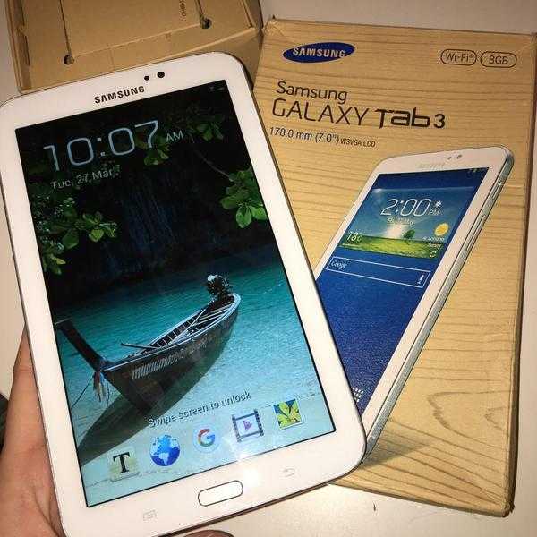 Samsung galaxy tablet 3 7 8GB