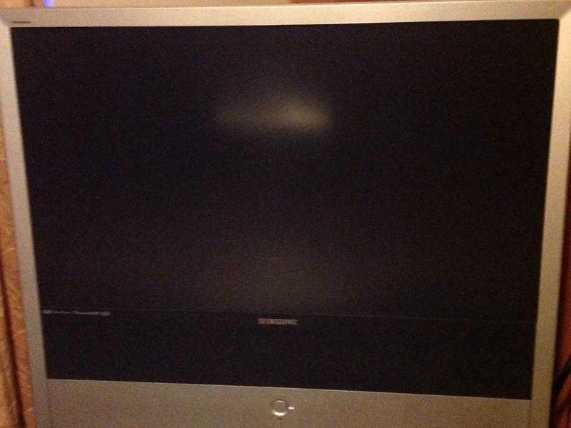 Samsung rear projection tv