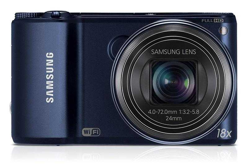 Samsung WB250F Smart Camera 2.0 with Built-In Wi-Fi Connectivity Cobalt Black (Dark Blue)