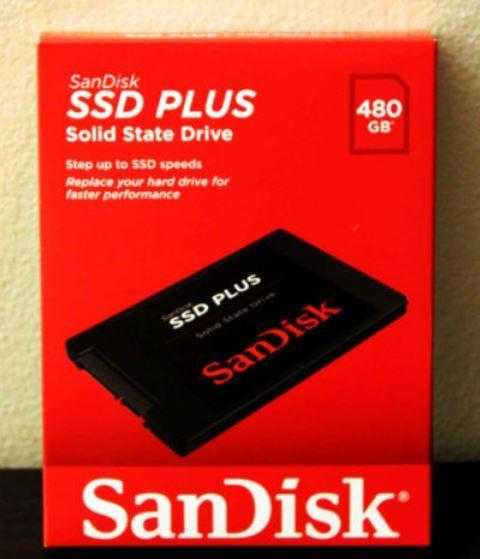 SanDisk 480GB SSD plus HD (NEW)