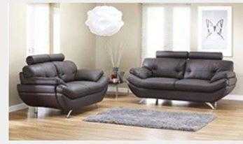 Sandy Leather 3amp2 Sofa Set