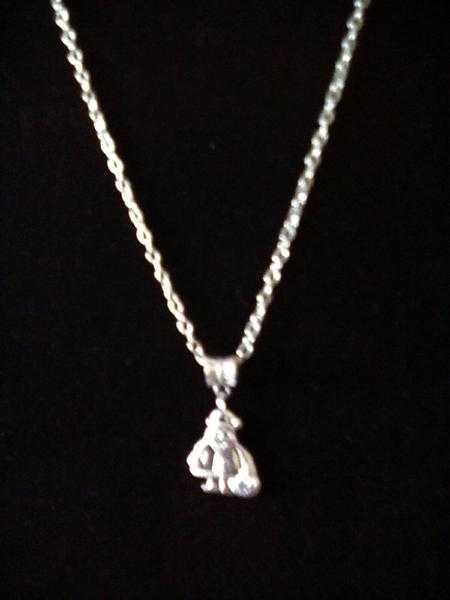 SANTA  PENDANT  IN  GIFT  BAG  ON  CHAIN  BRAND  NEW